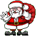 Santa Waving